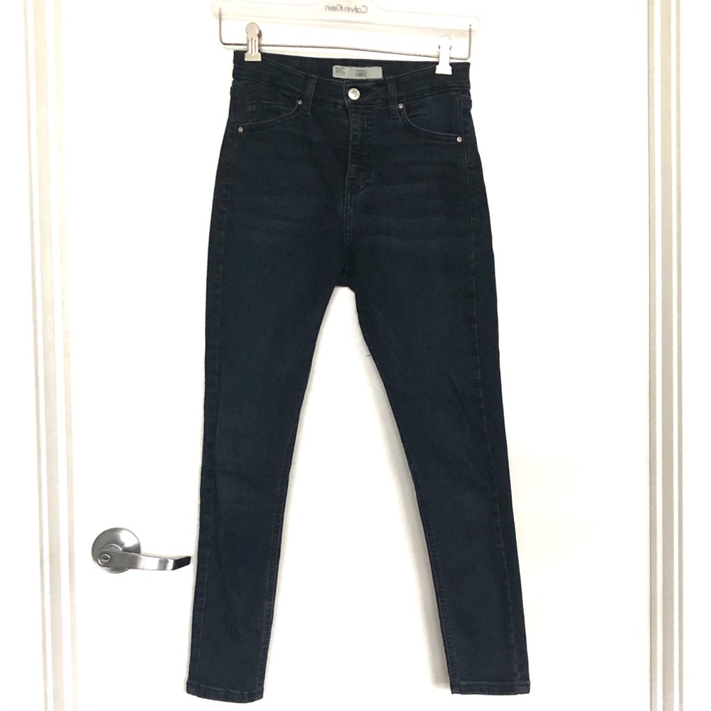 TOPSHOP ‘Jamie’ MOTO  High Waist Stretchy Jeans